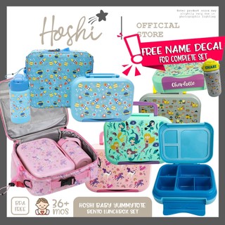 Hoshi Baby ON-HAND YummyTote Bento Lunchbox, Complete Set w/ Lunchbag and Tumbler Lunch Baon 36Mos+