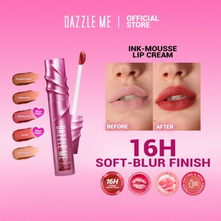 DAZZLE ME Ink-Mousse Lip Cream | 16H Intense Velvet Color Waterproof Airy-Fit Blurring Tech