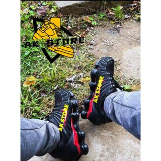 AK-Sports Real Pic New N&k TLSHOX Low Top Running Shoes For Men Reflective Sunrise/Black Gray