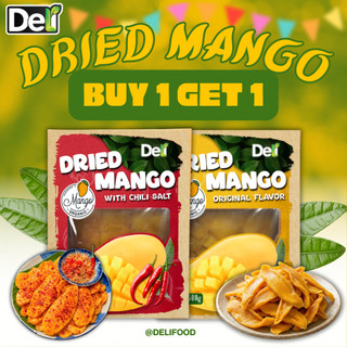 【Buy 1 Take 1】DELI FOOD Premium Spicy Dried Mango 500g - Sweet, Sour & Chewy Chili Snack
