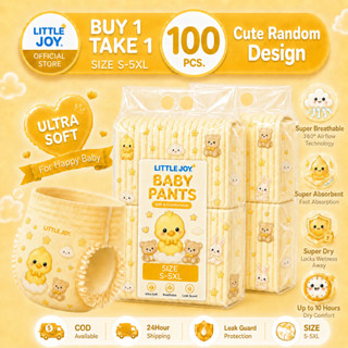 BUY 1 TAKE 1 Baby Diaper Pants 100PCS S M L XL 2XL 3XL 4XL 5XL Ultra Thin Dry Breathable Leak-proof