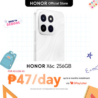 HONOR X6c One-Click AI - [AI Button + AI Eraser | Drop and Water Resistant | 5300mAh Battery]
