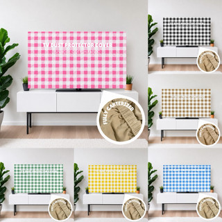 TV DUST PROTECTOR Printed Television Cover Spandex cotton Multi-Functional Cover