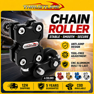 ThrustLine Motorcycle Universal Chain Roller CNC Full Alloy Save Gas 5-year warranty Heavy Duty