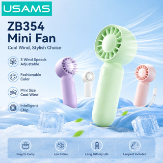 Usams ZB354 High Speed Pocket Mini Fan & Handheld 500mAh Battery Capacity 3 Speed Portable Fan