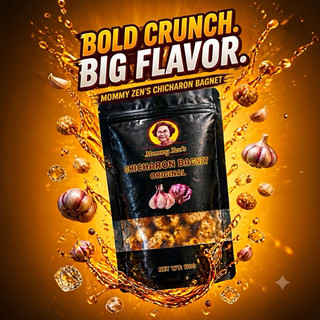 Chicharon Bagnet Original Garlic 110g Crispy Pork Snack Premium Garlic Chicharon Fresh & Crunchy