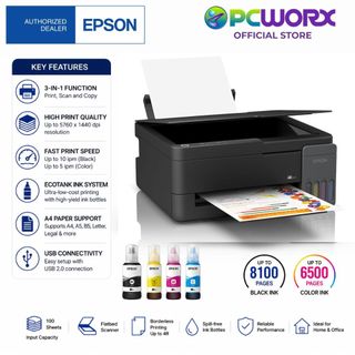 Epson EcoTank L3210/L3310 A4 All-in-One Ink Tank Printer | Print Scan Copy | Epson Printer