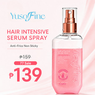 Yusofine Hair Intensive Serum Spray Water-Oil Dual Phase Lightweight Hydration Anti-Frizz Non Sticky
