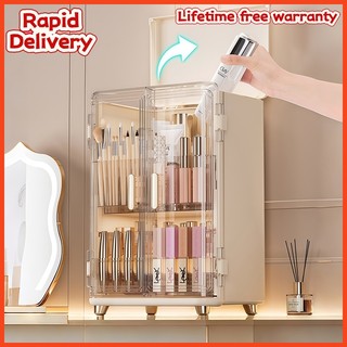 High end cosmetics storage box drawer style storage cabinet transparent large capacity organizing