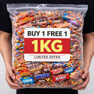 Buy 1kg Take 1Kg Russian Chocolate Mixed Fructose Candy 500g - CHOCOLATE CANDY - Mint candy