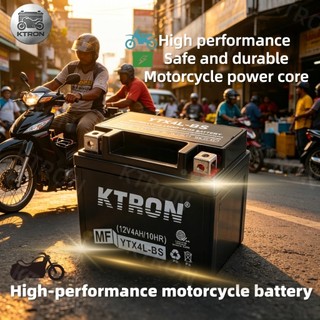 KTRON 12V Lead Acid Motorcycle Battery Quick Start Durable For All Baterya para sa Motorsiklo