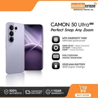 Smartphone TECN0 Camon 50 Ultra 5G 12+512GB Cellphone 6.78” 144Hz Curved AMOLED AI Phone COD