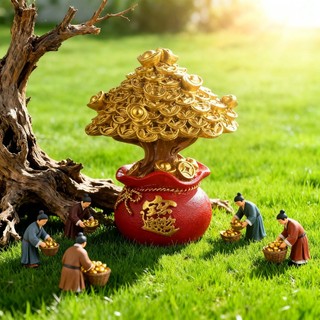 Money Tree Wealth and Good Luck Feng Shui Money Tree for Bedroom Living Room Shop Car Wealth Luck