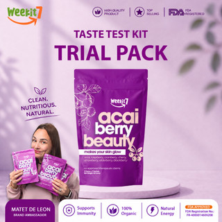 Weekit7 Acai Berry Powder FDA Drink Ultra Antioxidant Skin Whitening UTI/PCOS Support Anti-Aging
