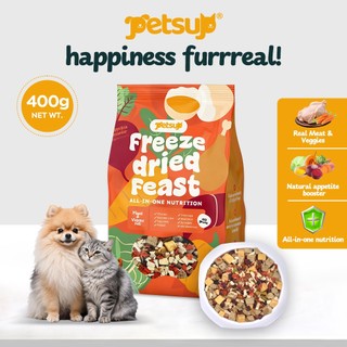 Petsup Freeze Dried Feast 400g Pet Dry Food High Protein Premium Food Topper Snacks Dog Cat Treats