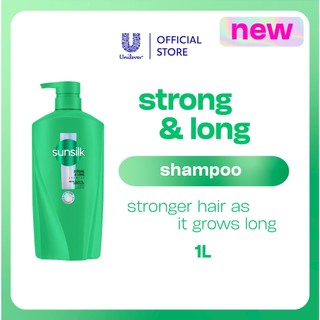 Sunsilk Strong and Long Shampoo 1L - For up to 200% Stronger Hair