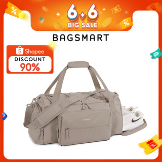BAGSMART 4-IN-1Travel Duffle Bag Lightweight Weekender Bag Waterproof Shoulder Gym Bag for Sports