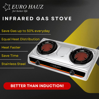 Eurohauz Infrared Gas Stove with FREEBIES
