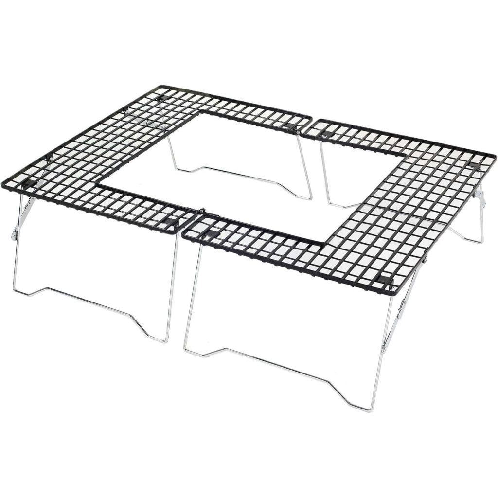 CAPTAIN STAG Fire Grill Table Outdoor BBQ & Bonfire Table M-6420