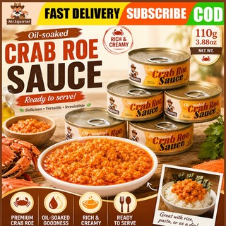 【Buy 2 Take 2】Mr.Squirrel Crab Paste Sauce Instant Salty Taste Crab Meat Sauce Spicy Shrimp Paste