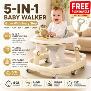 Baby Walker for Baby Girl boy With Safety Learning Walker and Music Sound Adjustable