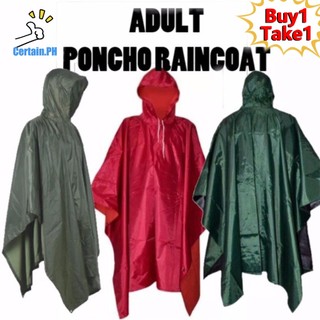 Buy1Take1 Raincoat Waterproof High Quality Motorcycle Bicycle Makapal Kapote Waterproof Rain Coat A