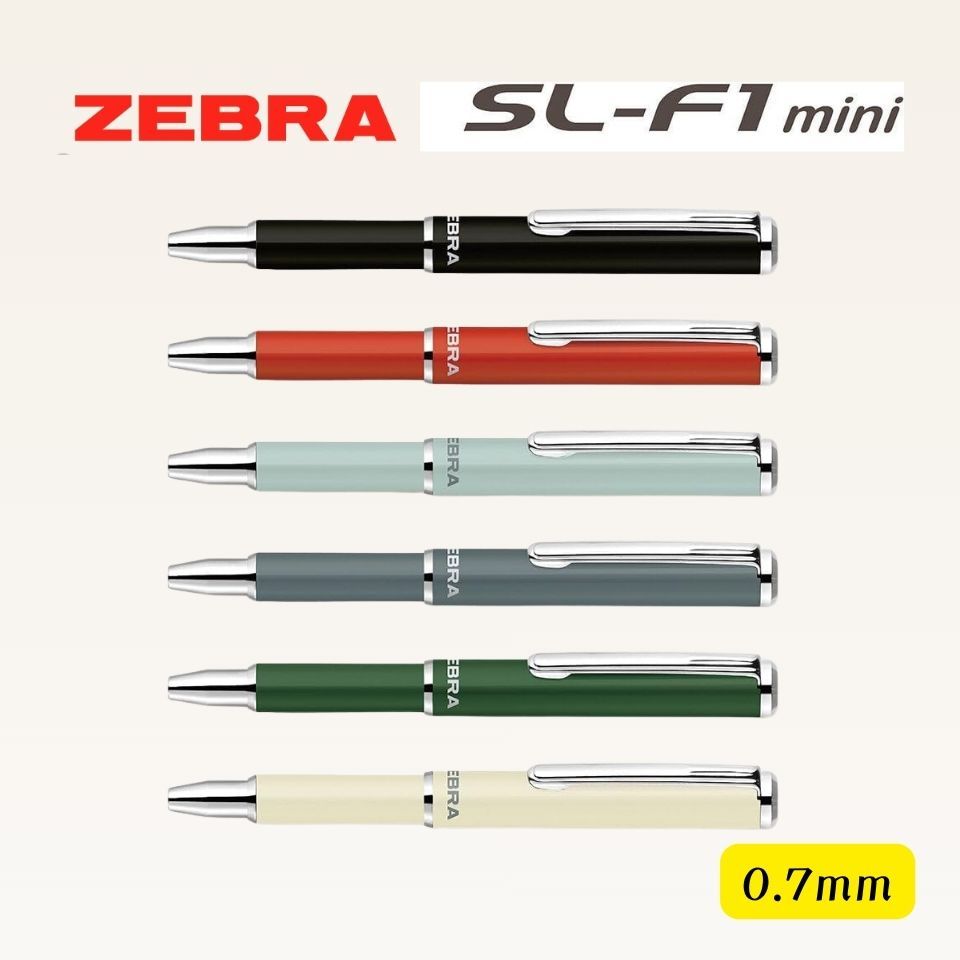 Zebra SL-F1 Mini 0.7mm Oil-Based Ballpoint Pen Limited Earth Color BA55-EC