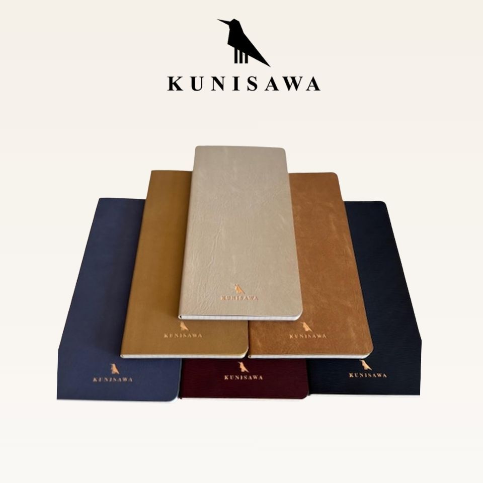KUNISAWA Find Flex Grid Notebook 5mm 192 Pages 110x210mm 5 Colors