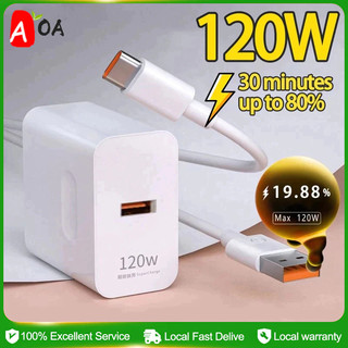 Type C charger fast charging 120W 6A Super Fast charger For Mobile Phone Charger Set
