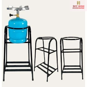 [FULLY ASSEMBLED] Superkalan stand / Super kalan Rack / Gas stand / space saving stand (777)