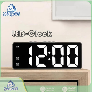 LED digital alarm clock Intelligent voice temperature lamp dormitory bedside electronic alarm clock