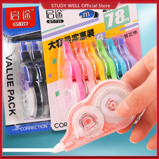 6 In 1 Correction Tape 72M Correction Set School Supplies Office Supplies