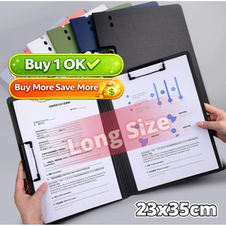 Clipboard Long Large-capacity Thickened Wear-resistant Folder with Cover School Office Supplies