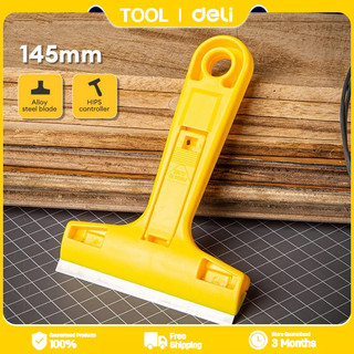 Deli Tools Cleaning Scraper 145mm Portable Glass Floor Tiles Scraper Cleaning Shovel Knife