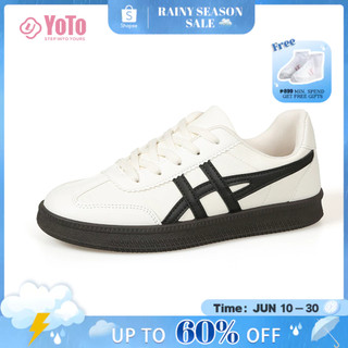 YOTO Shoes For Women Men Sneakers Casual Couple Shoes Fashion Rubber Sports Small White Shoes