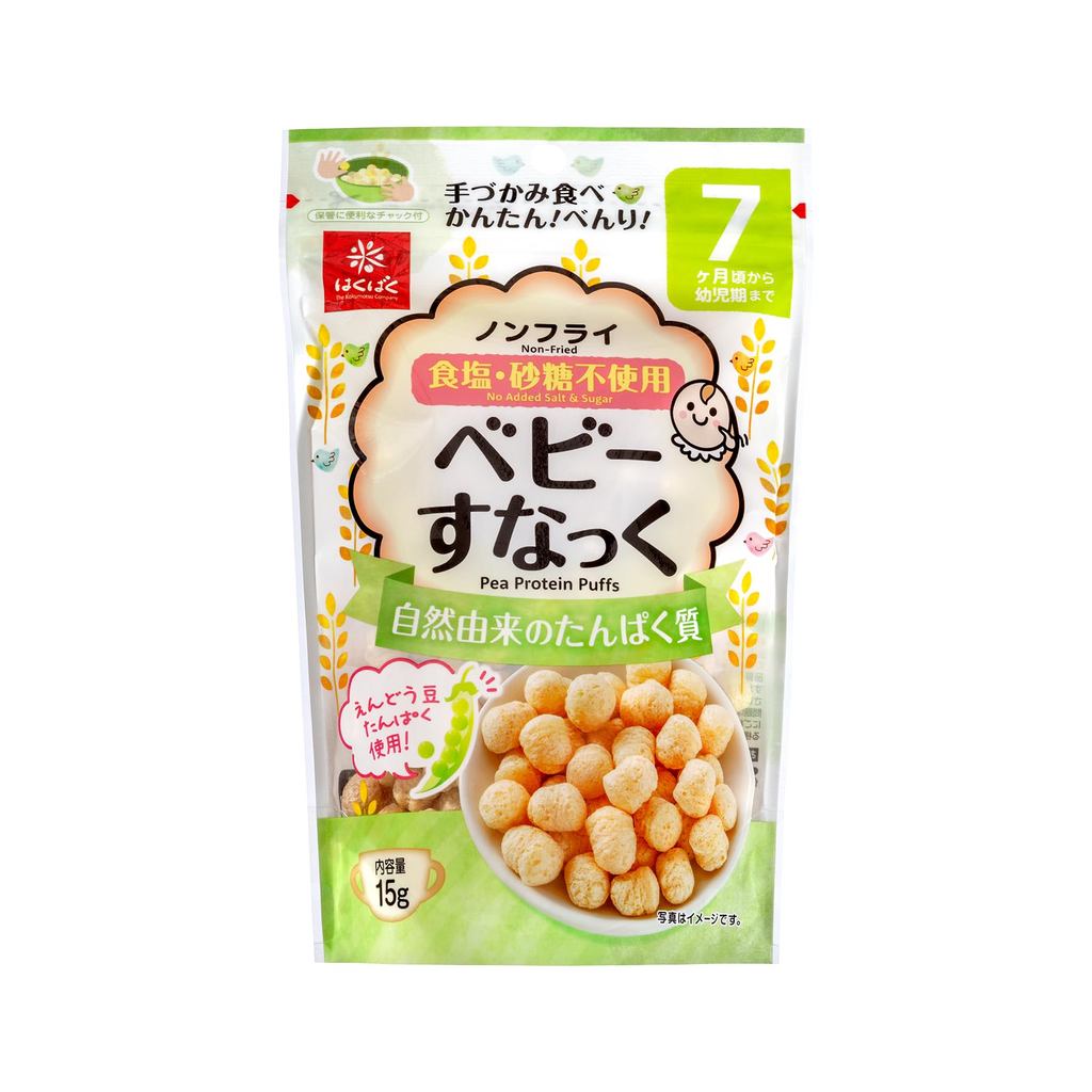 【Direct From Japan】Hakubaku Baby Snacks Natural Protein 15g x 1 bag [Around 7 months old]