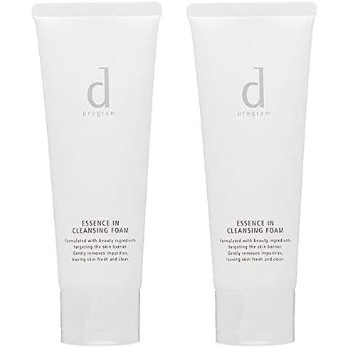 100% Authentic [Set]  d Program Essence in Cleansing Foam, 4.2 oz (120 g), Set of 2 Directly from Ja