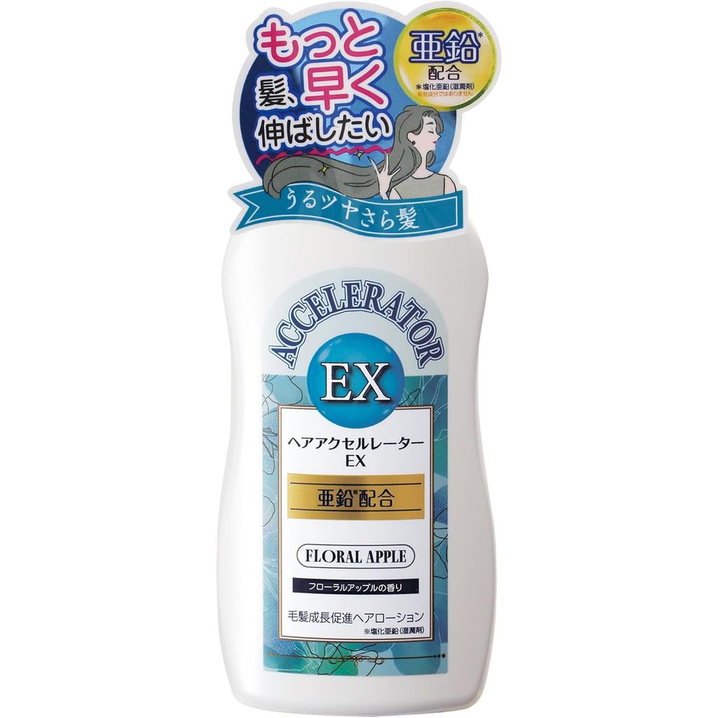 Hair Accelerator EX, Floral Apple Scent, 5.1 fl oz (150 ml), Want to grow hair faster, Promotes Hair