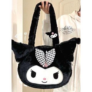 Sanrio กระเป๋าสะพายข้าง น่ารัก กระเป๋าผู้หญิง คุโลมิ กระเป๋าข้าง