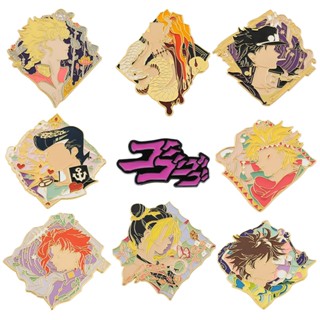 Jojo Bizarre Adventure เข็มกลัดโลหะสังกะสี ลายอนิเมะ สองมิติ