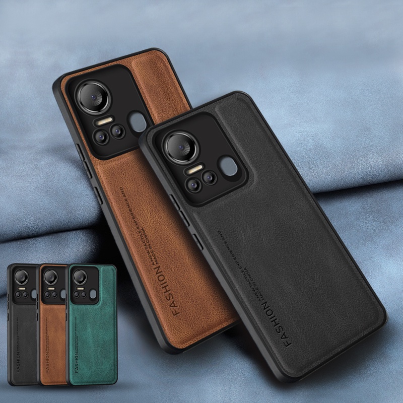 เคสแบบด้านสําหรับ ITEL Vision 5 S663LC S18 S663L เคสโทรศัพท์เคสหนังป้องกันเต็มรูปแบบ