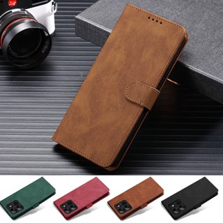 เคสหนัง PU แบบฝาพับ ตั้งได้ สําหรับ Tecno Pop 7