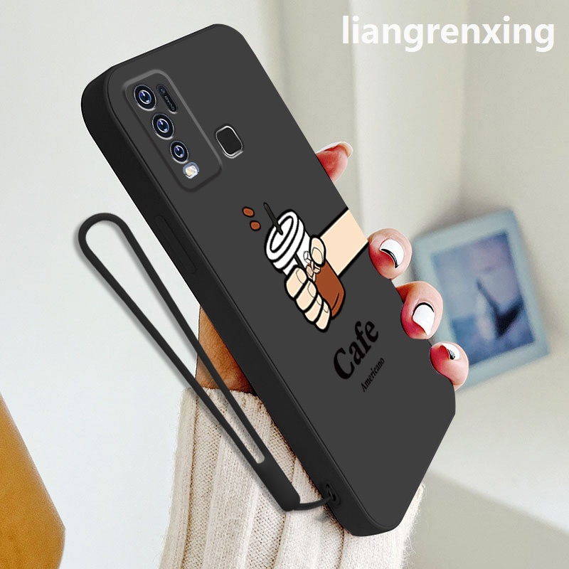 เคส vivo y30 vivo y30i y50 เคสโทรศัพท์มือถือ ซิลิโคนนิ่ม กันกระแทก สําหรับ vivo y30 vivo y30i y50 YTKF01 น่ารัก ลายการ์ตูน กันกระแทก