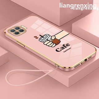 เคส OPPO A93 4g F17 PRO OPPO Reno 4F reno4 F เคสโทรศัพท์มือถือ ซิลิโคนนิ่ม ชุบไฟฟ้า กันกระแทก สําหรับ OPPO A93 4g F17 PRO OPPO Reno 4F reno4 F DDKF01 น่ารัก ลายการ์ตูน กันกระแทก