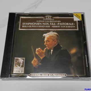 Beethoven Symphony No. ของใหม่ แผ่น CD 5/6 Karajan Berlin Philharmonic T0426