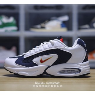 Original N_ike air Max รองเท้าผ้าใบลําลอง สีขาว แดง ดํา ม่วง เหมาะกับการวิ่งจ๊อกกิ้ง