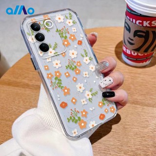 เคสโทรศัพท์มือถือ แบบนิ่ม ลายดอกไม้ สําหรับ Vivo V29 Pro V27 V27e V27 Pro Vivo V25 V25e V25 Pro Vivo Y100 5G Y56 Y55s 5G Vivo V27