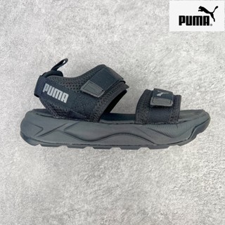 ของแท้ 100% Puma Velcro รองเท้าแตะชายหาด เพิ่มความสูง