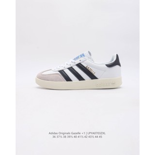 Adidas ของแท้) รองเท้าผ้าใบลําลอง รุ่น Clover GAZELLE สไตล์คลาสสิก สําหรับผู้ชาย และผู้หญิง