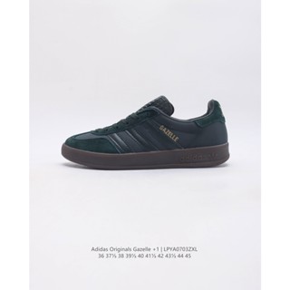 Adidas ของแท้) รองเท้าผ้าใบลําลอง รุ่น Clover GAZELLE สไตล์คลาสสิก สําหรับผู้ชาย และผู้หญิง